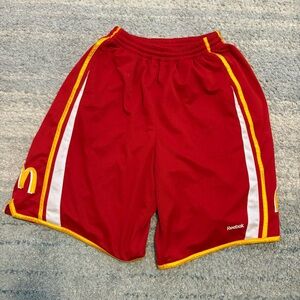Vintage Reebok McDonald’s All American Game Basketball Shorts Red 2XL Rare
